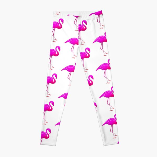 Pink Flamingo Pop Art Style  Leggings