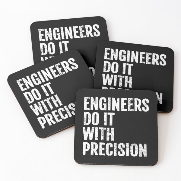 Item preview, Funny Engineering design - Engineers do it with Precision! designed and sold by EstelleStar.