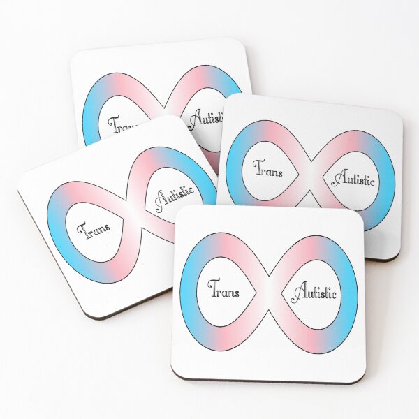 Item preview, Autistic & Transgender Infinity Sign - trans pride, autism pride designed and sold by BitterbluePine.