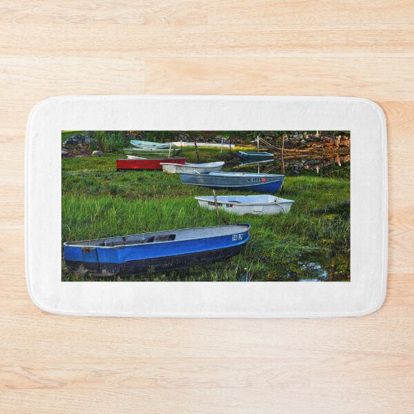 Item preview, Dinghies in Marsh, Cape Neddick, Maine designed and sold by StevenRalserPhoto.