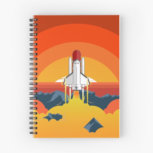 Item preview, Space Shuttle Bursting Trough Clouds - Graphic Design designed and sold by Lumos19 Studio.