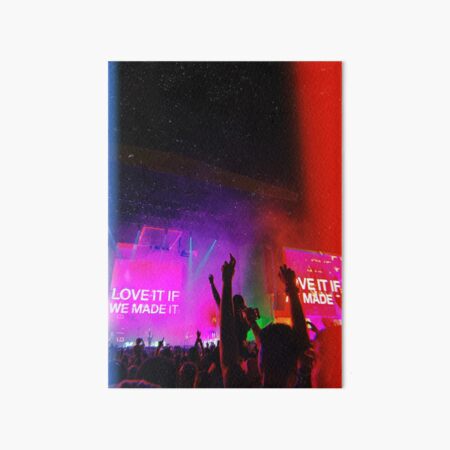 The 1975 On Tour Art Board Print