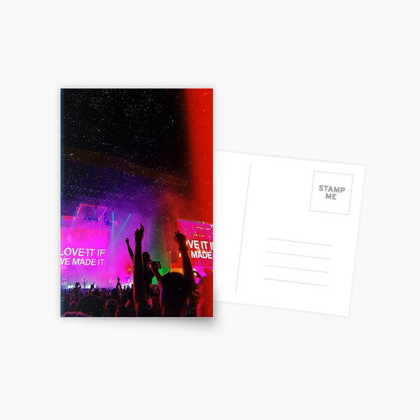 The 1975 On Tour Postcard