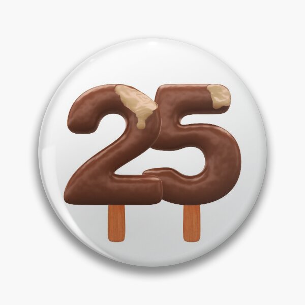 Item preview, 25 Ice Cream Twenty Five Number 3d Chocolate designed and sold by HelloFromAja.