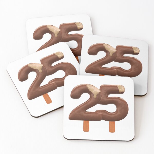 Item preview, 25 Ice Cream Twenty Five Number 3d Chocolate designed and sold by HelloFromAja.