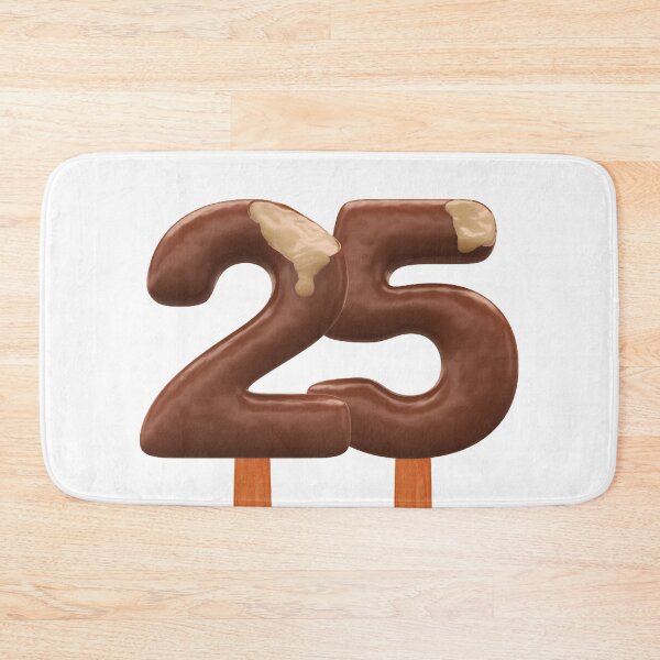 Item preview, 25 Ice Cream Twenty Five Number 3d Chocolate designed and sold by HelloFromAja.