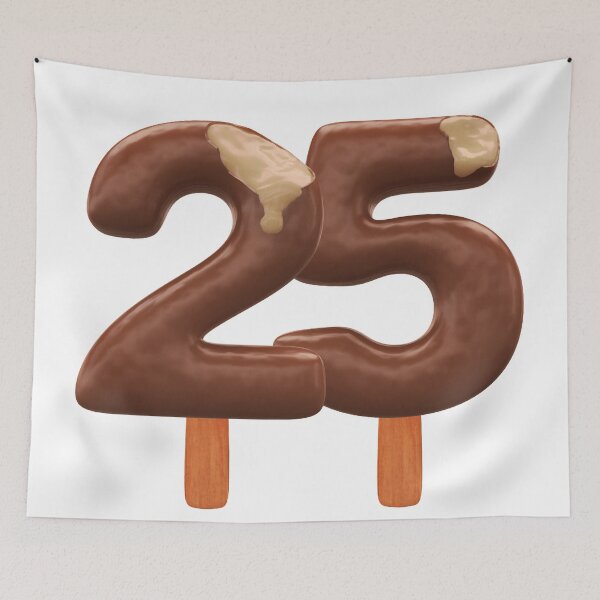 Item preview, 25 Ice Cream Twenty Five Number 3d Chocolate designed and sold by HelloFromAja.
