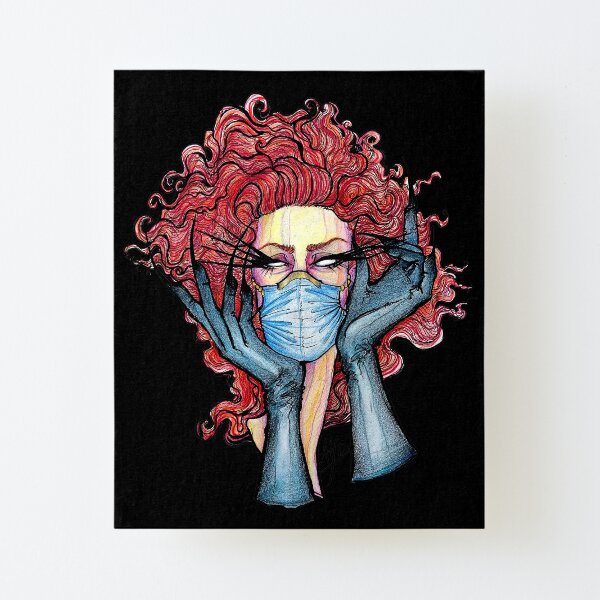 COVID19 Beauty Impression montée sur toile