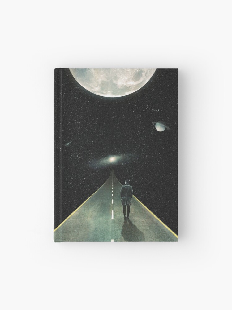 Thumbnail 1 of 3, Hardcover Journal, Road To Unknown designed and sold by nicebleed.