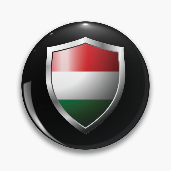 Item preview, Strong Hungary Flag Shield Country designed and sold by HelloFromAja.