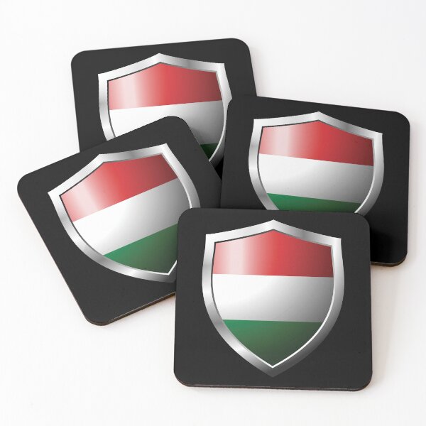 Item preview, Strong Hungary Flag Shield Country designed and sold by HelloFromAja.