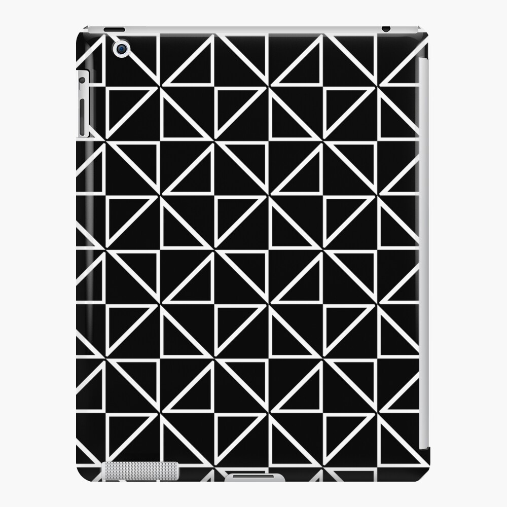 Black And White Triangle Pattern Art Print for Sale by