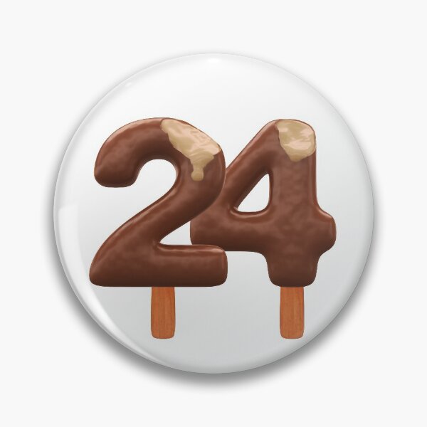 Item preview, 24 Ice Cream Twenty Four Number 3d Chocolate designed and sold by HelloFromAja.