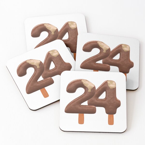 Item preview, 24 Ice Cream Twenty Four Number 3d Chocolate designed and sold by HelloFromAja.