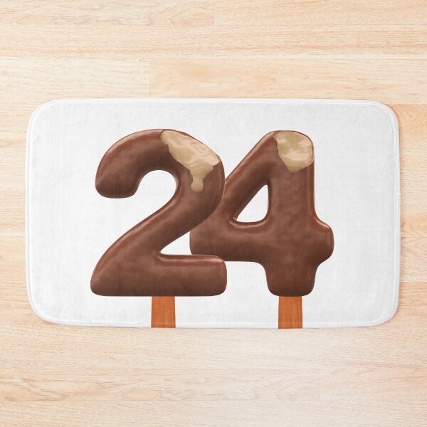 Item preview, 24 Ice Cream Twenty Four Number 3d Chocolate designed and sold by HelloFromAja.