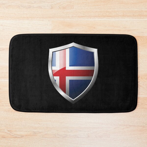 Item preview, Strong Iceland Flag Shield Country designed and sold by HelloFromAja.