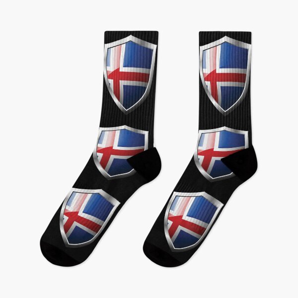 Item preview, Strong Iceland Flag Shield Country designed and sold by HelloFromAja.