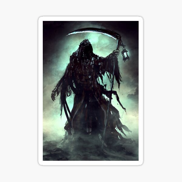 reaper print Sticker