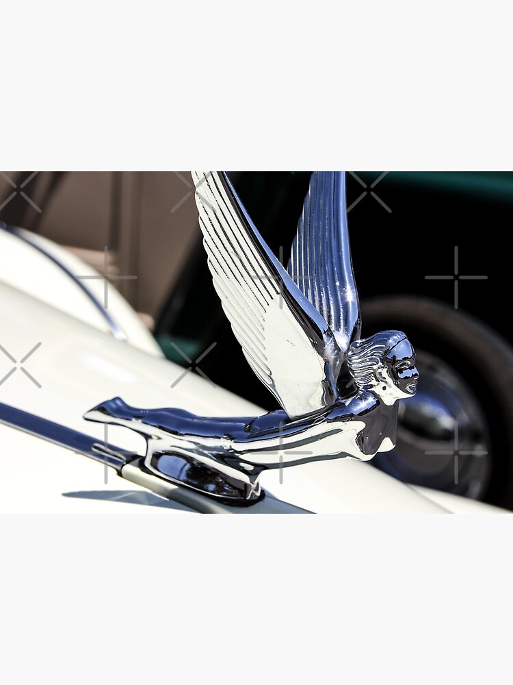 Classic car hood ornament Poster for Sale by WilderDesignC