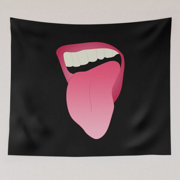 Item preview, Female Mouth With Tongue Sticking Out designed and sold by blackartmatters.