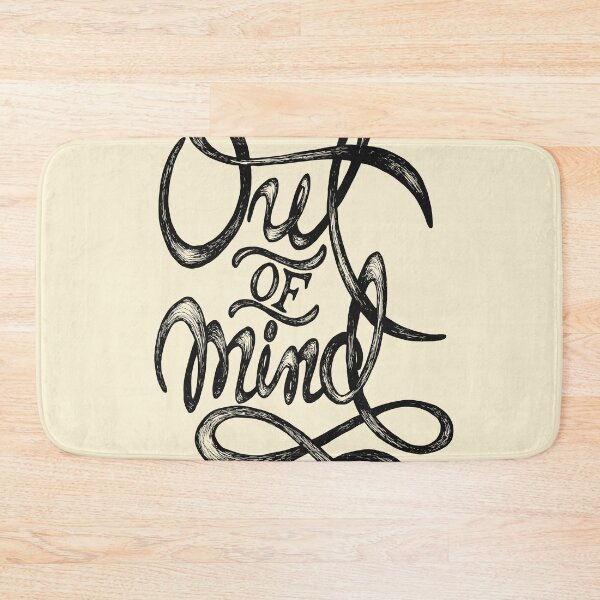 Item preview, Out of mind - hand drawn quote designed and sold by NONUMMYdesign.
