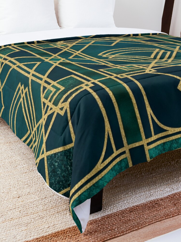 Alternate view of Art Deco Elegant Gatsby Style Comforter