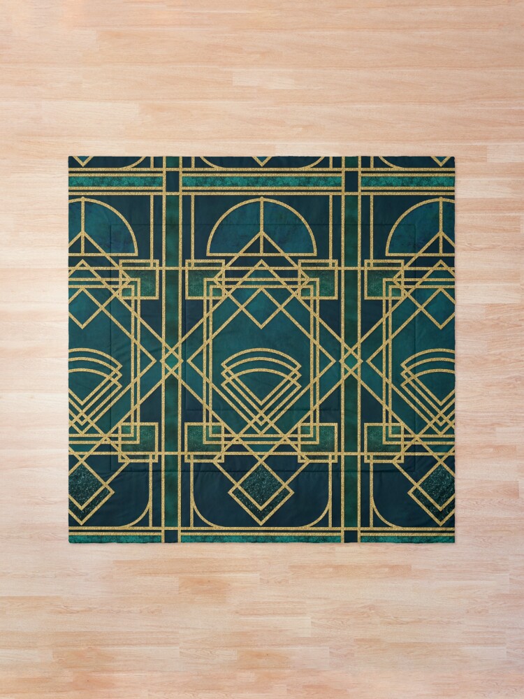 Alternate view of Art Deco Elegant Gatsby Style Comforter