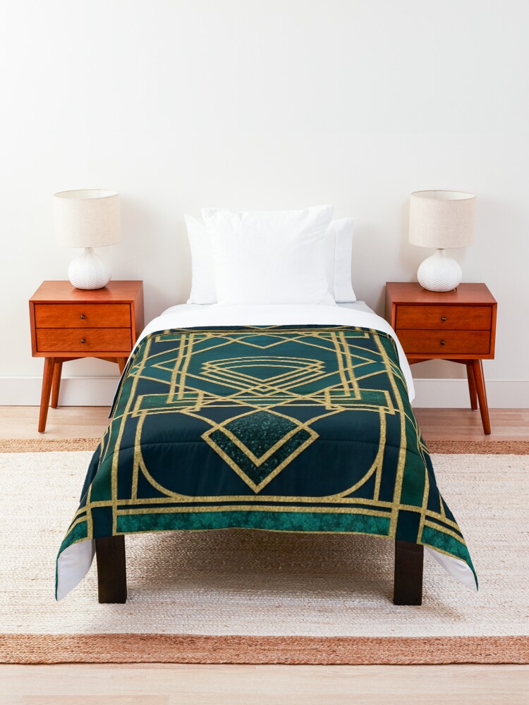 Alternate view of Art Deco Elegant Gatsby Style Comforter