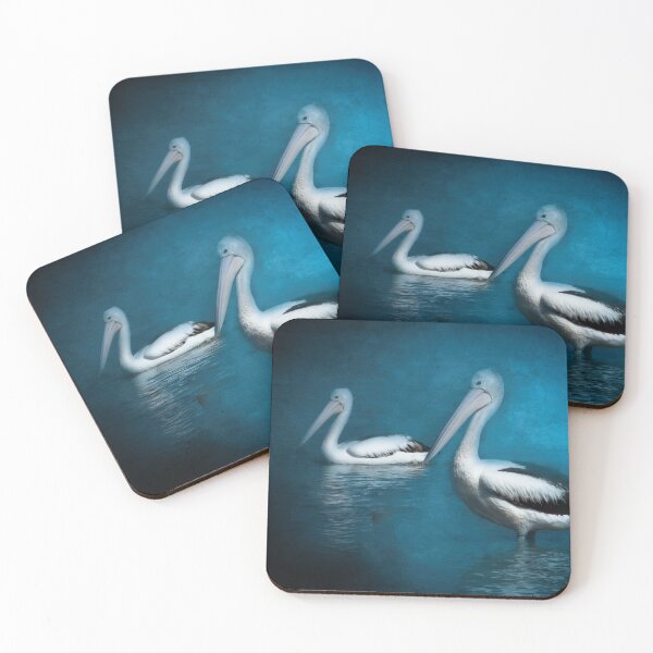 Item preview, Bega river Pelicans - texturized designed and sold by Yukondick.