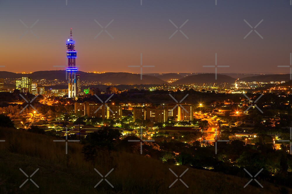 "Pretoria at night 9" by Rudi Venter Redbubble
