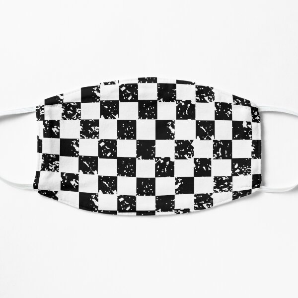Checkered Flag (worn) Flat Mask