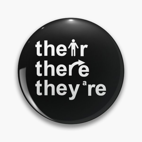 Item preview, Their, there, they're. designed and sold by Bododobird.