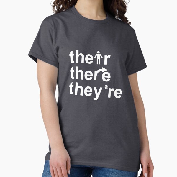 Item preview, Their, there, they're. designed and sold by Bododobird.