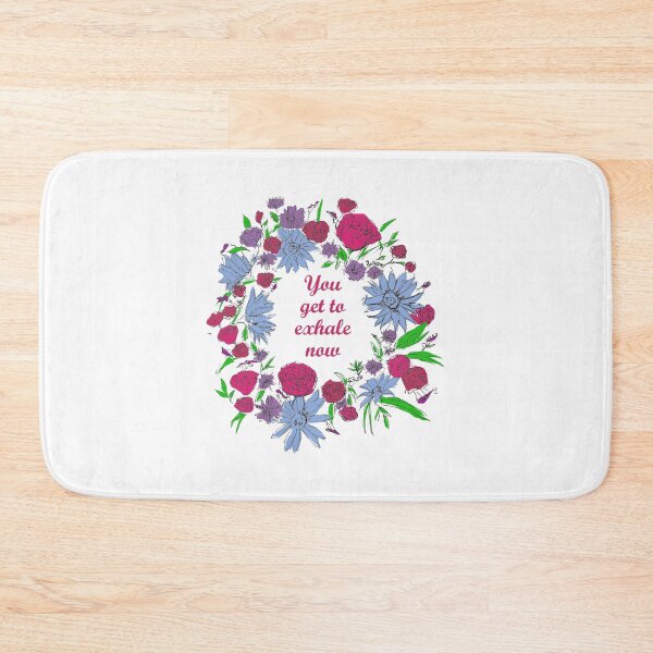 Item preview, Exhale Now - Bi Flag- Flowers designed and sold by brainbag.