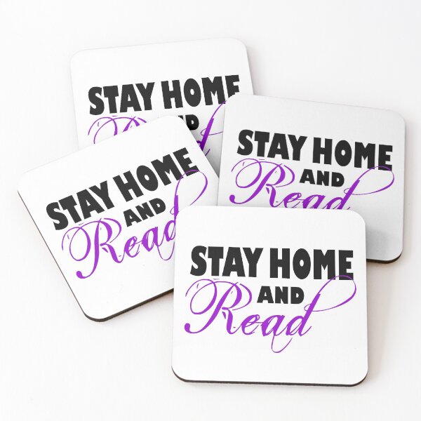 Item preview, Stay Home and Read - Purple designed and sold by Cosmic Cutenesss.