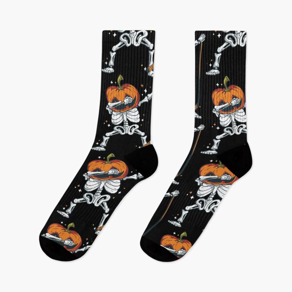 Item preview, Dabbing Pumpkin Skeleton Spooky Halloween Gift designed and sold by haselshirt.