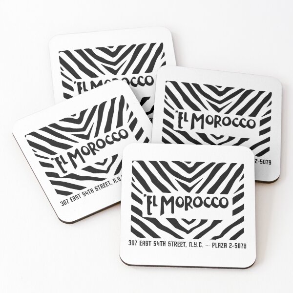 Item preview, Manhattan's El Morocco Speakeasy (black) designed and sold by Fairytale of DC.