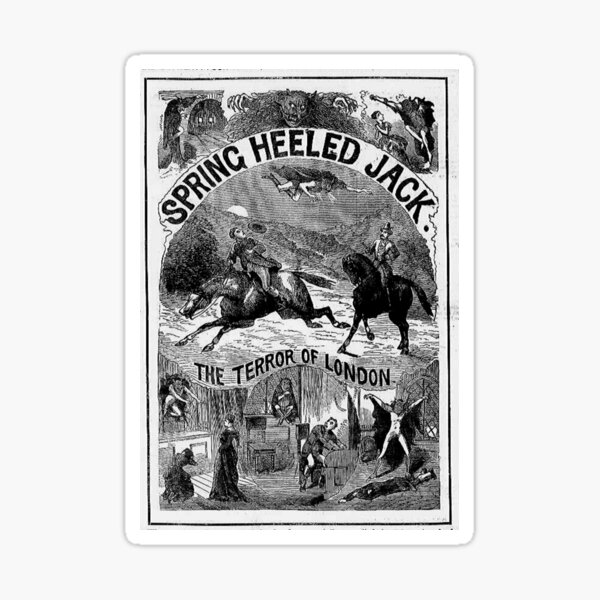 Spring Heeled Jack Sticker