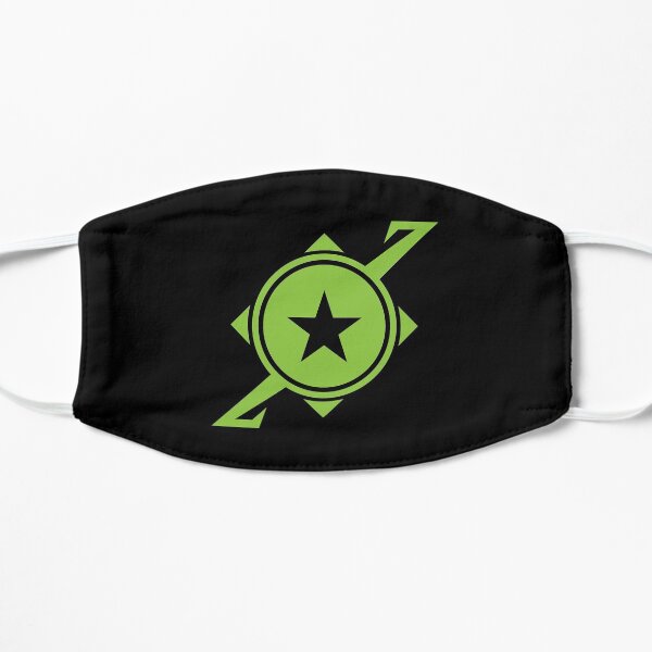 Galaxina Planet Logo - Lime Green Flat Mask