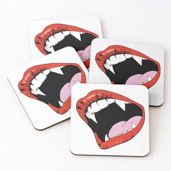 Item preview, Bite Me - Vampire Teeth - Pop Art. designed and sold by OriginalDP.