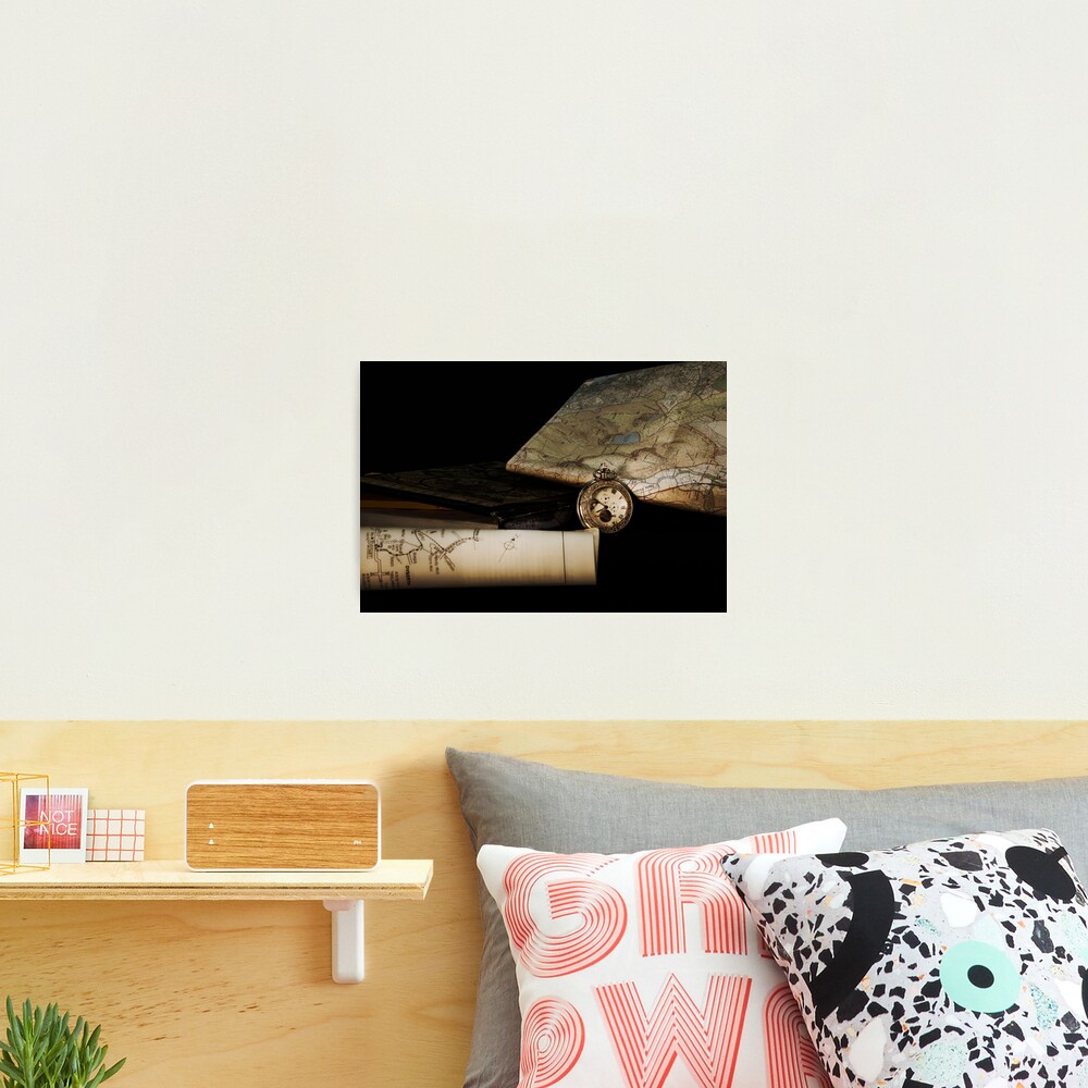 Time for maps Photographic Print