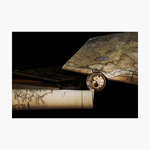 Time for maps Photographic Print