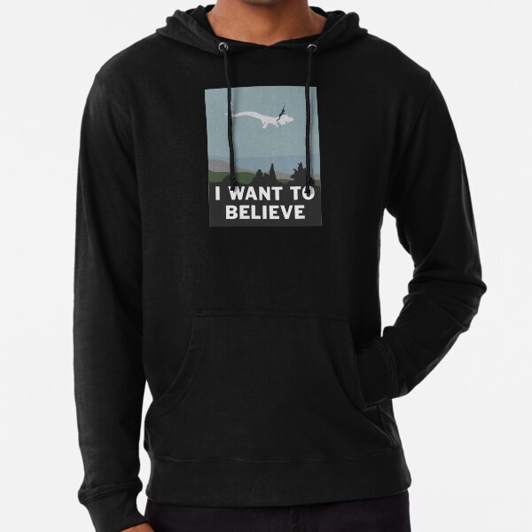I Want to Believe (In Falkor) Lightweight Hoodie