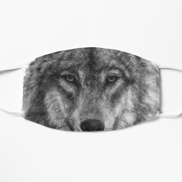 Black Wolf Face Masks Redbubble - dark wolf head roblox