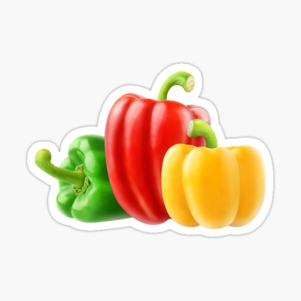Colorful bell peppers Sticker