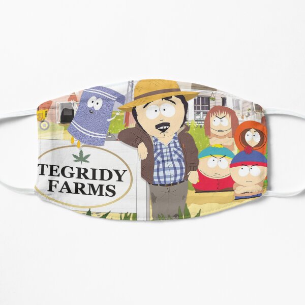 Tegridy Farms Randy Marsh South Park Flat Mask