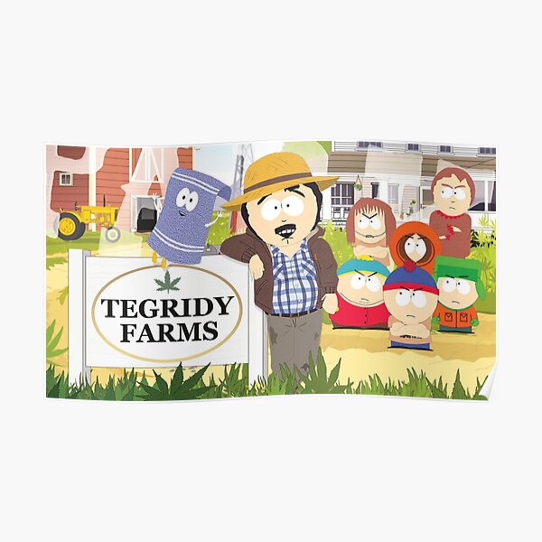 Tegridy Farms Randy Marsh South Park Poster