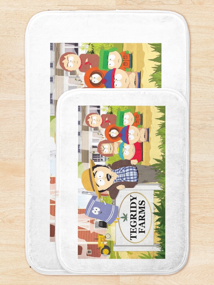 Alternate view of Tegridy Farms Randy Marsh South Park Bath Mat