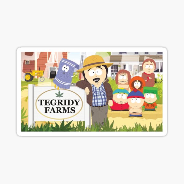 Tegridy Farms Randy Marsh South Park Sticker