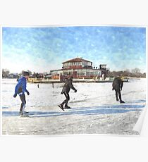Ice Skaters Poster